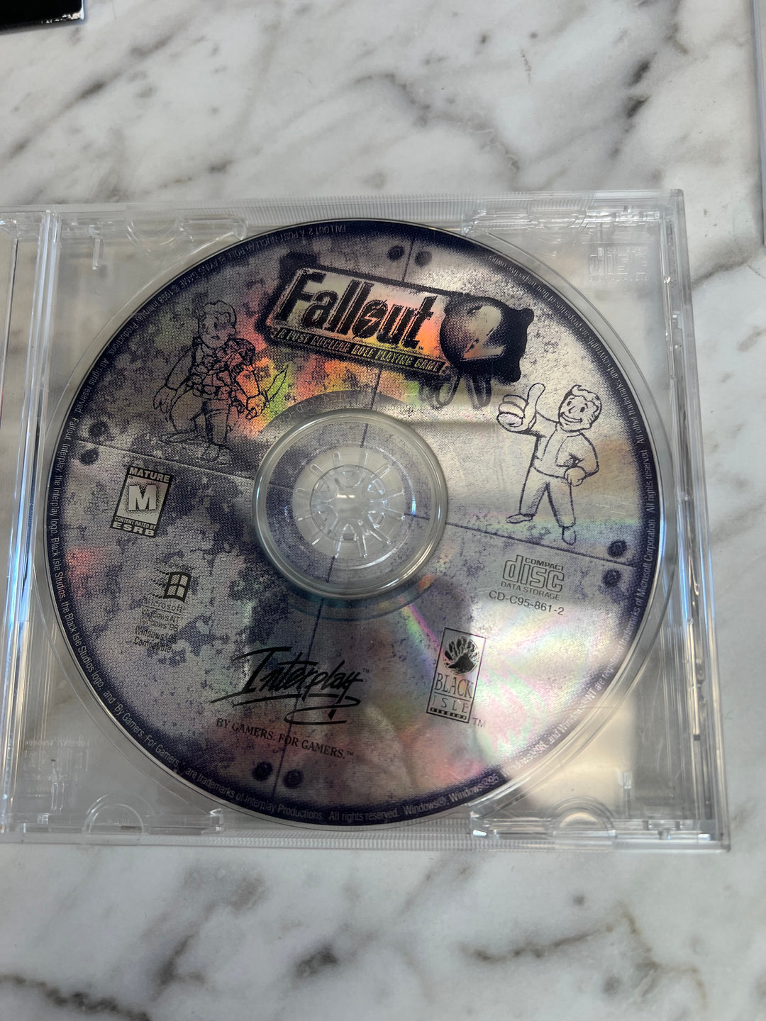 Fallout 1 and 2 PC Discs ONLY Windows 95 98 NT