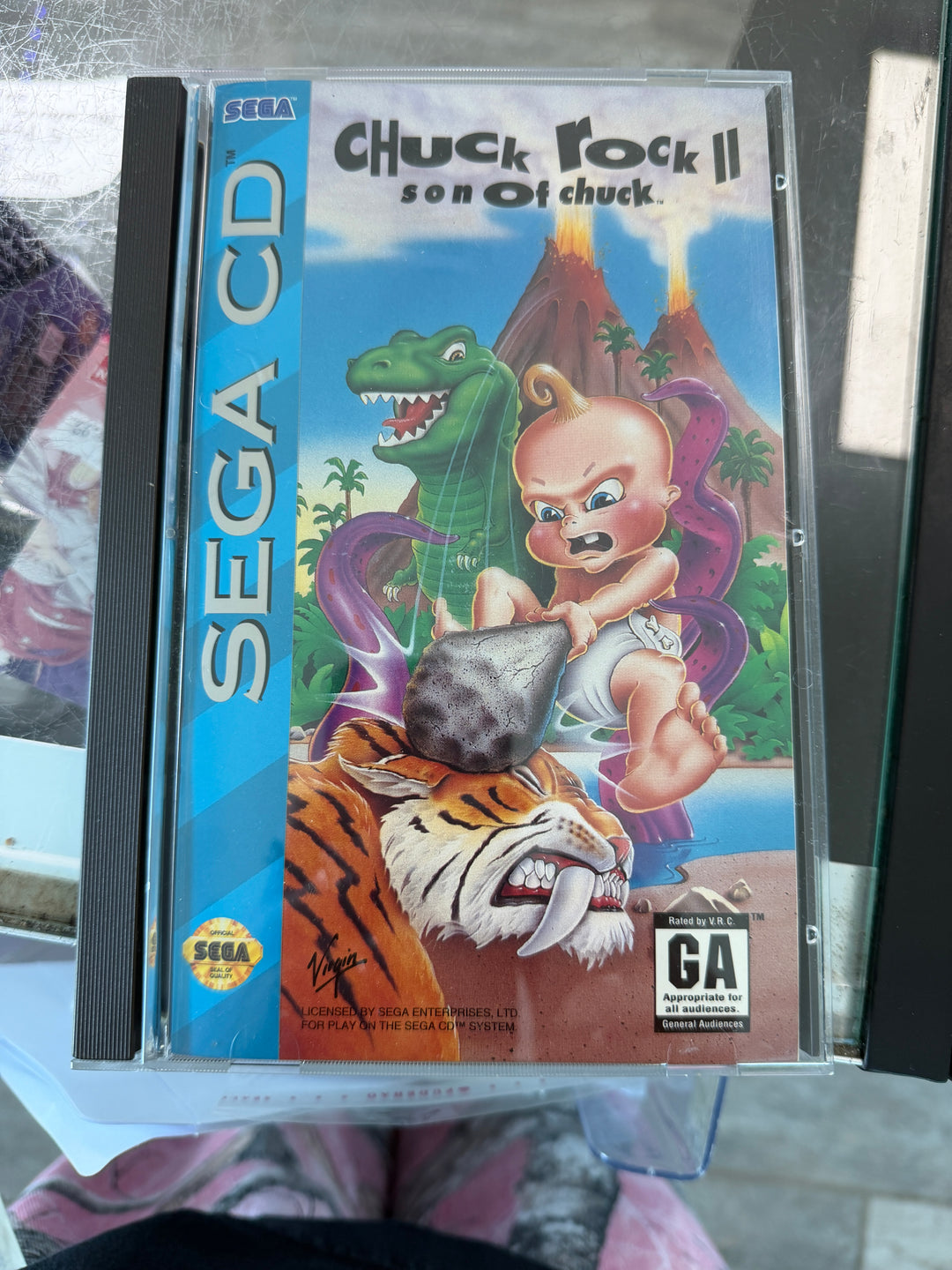 Chuck Rock II Son of Chuck - Sega CD DI81226