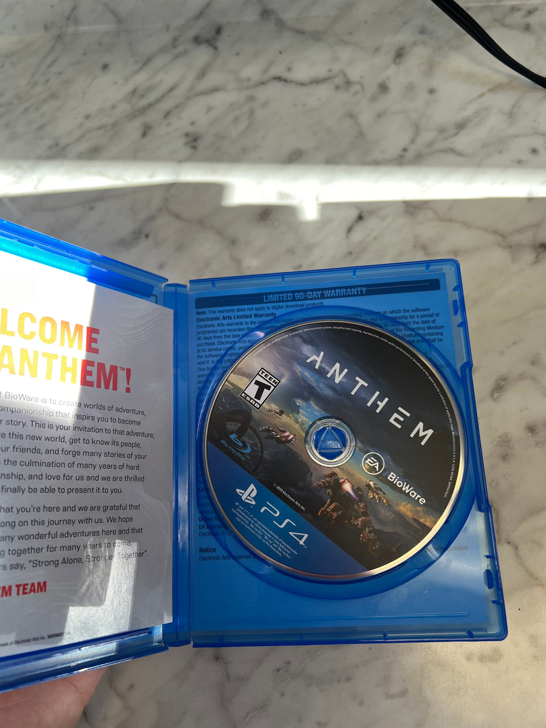 Anthem for Playstation 4 PS4 OS111924