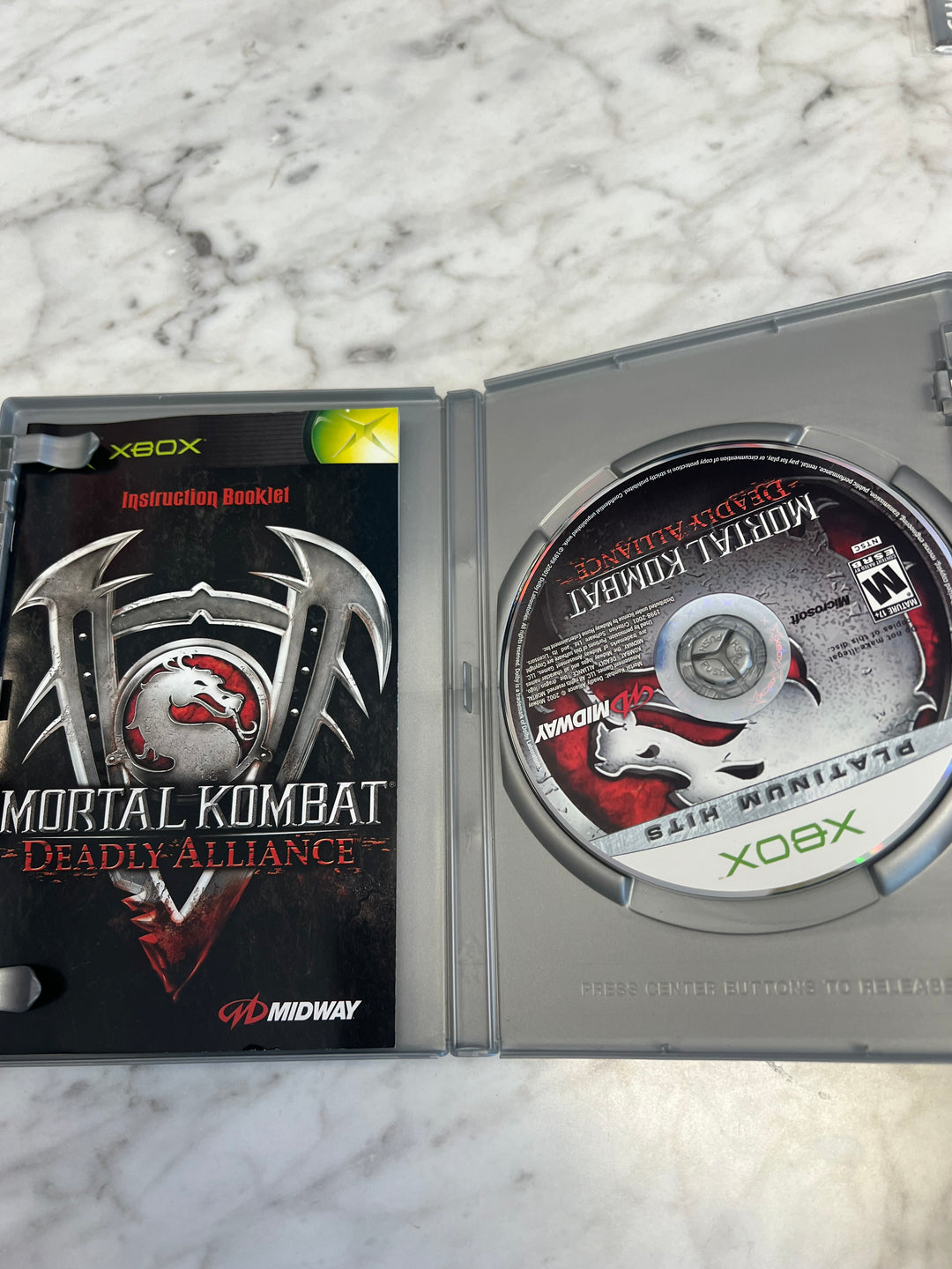 Mortal Kombat Deadly Alliance for Original Xbox     OS102924