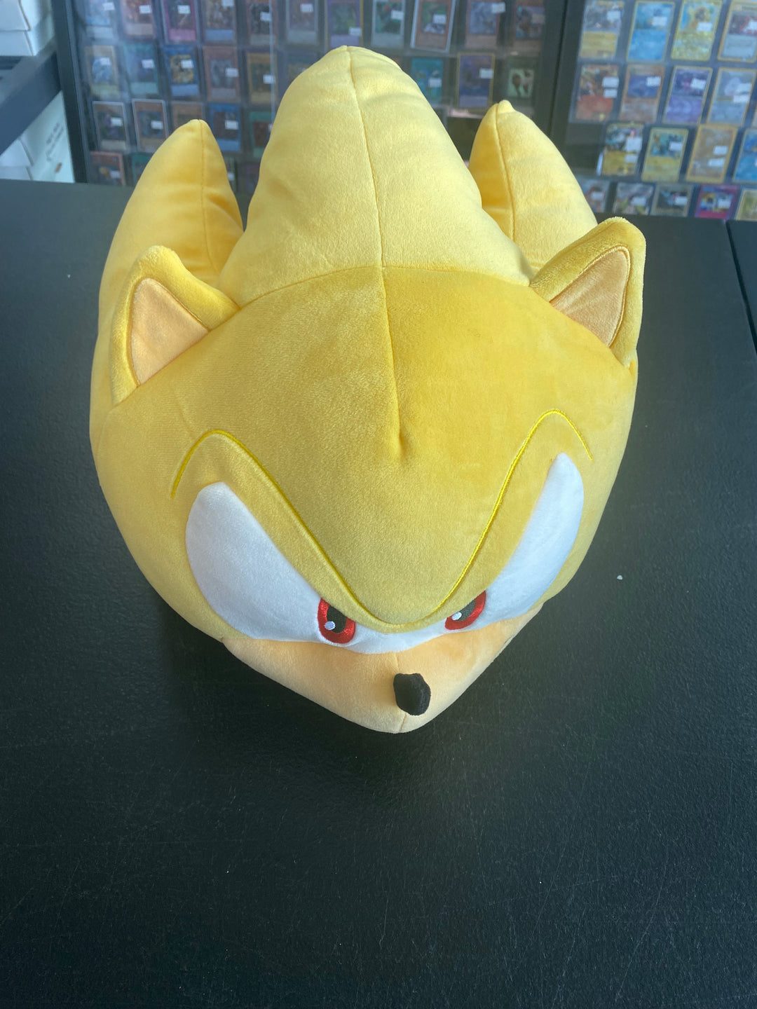 Tomy Club Mocchi-Mocchi Sonic the Hedgehog Super Shadow Head Plush (Large) 2023