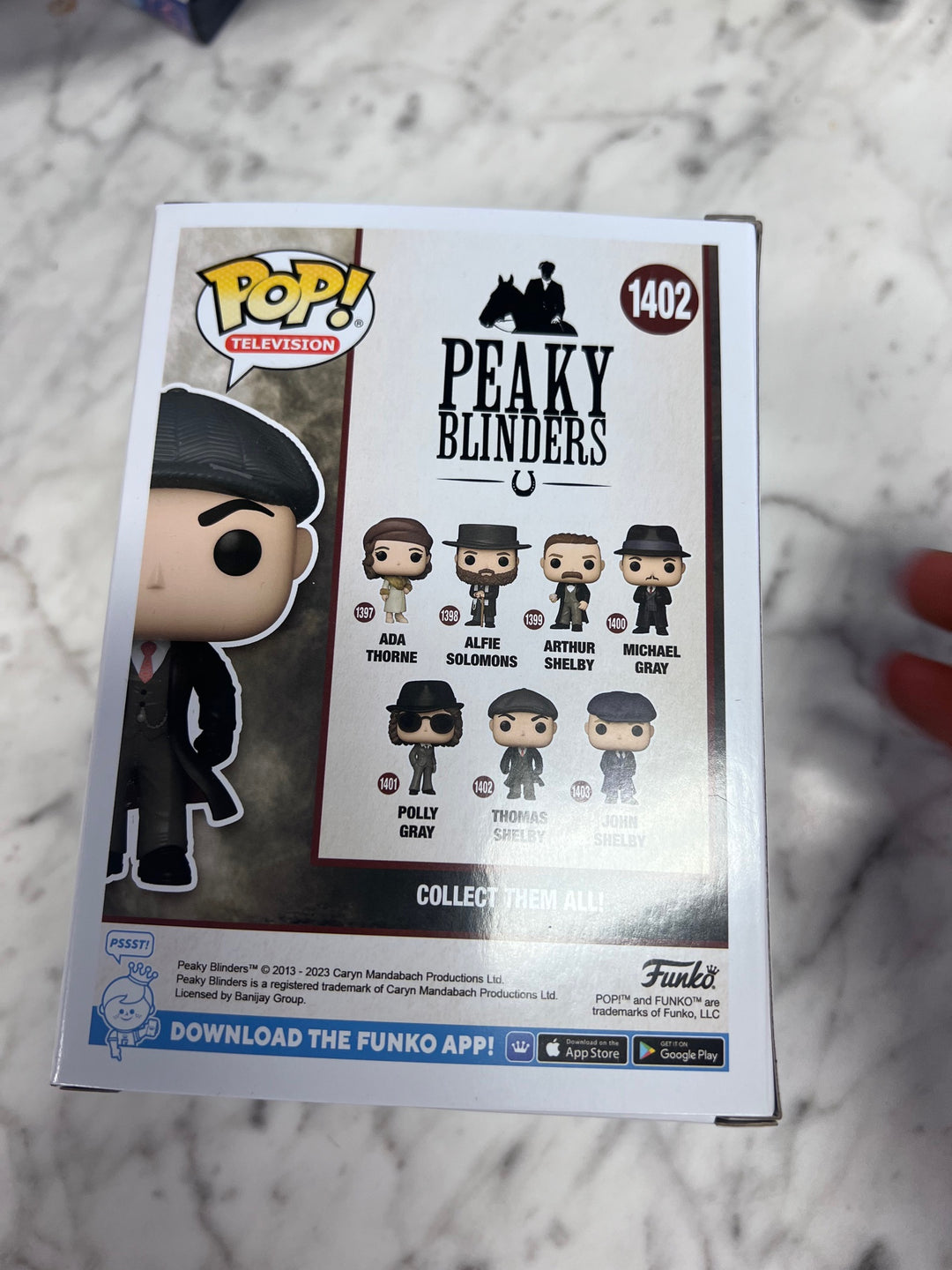 Funko Pop! Television Thomas Shelby #1402 Peaky Blinders FP121725