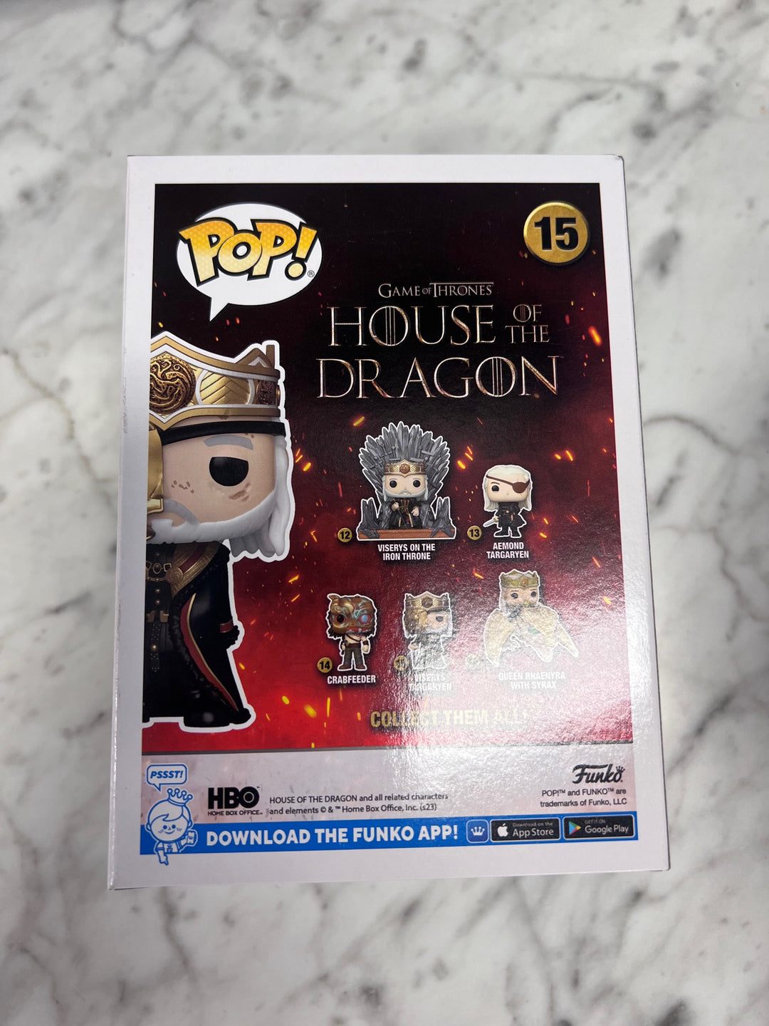 Funko Pop! Television Viserys Targaryen #15 House of the Dragon FP121725