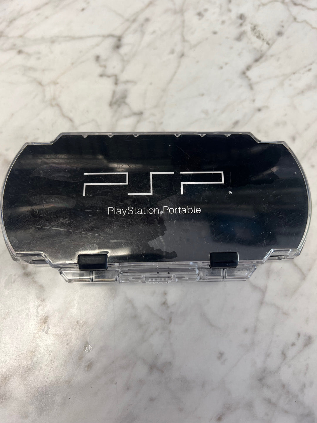 PSP Hard Shell Plastic Case Holds Console and 2 UMD Discs A61125