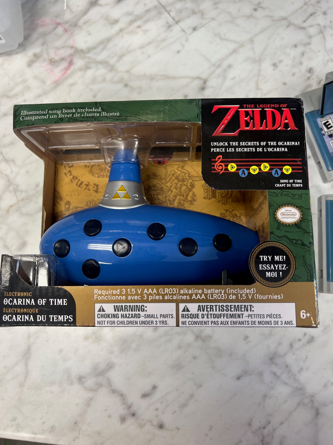 Legend Of Zelda Electronic Ocarina From ThinkGeek 2017 Official Used No Song Book O61125