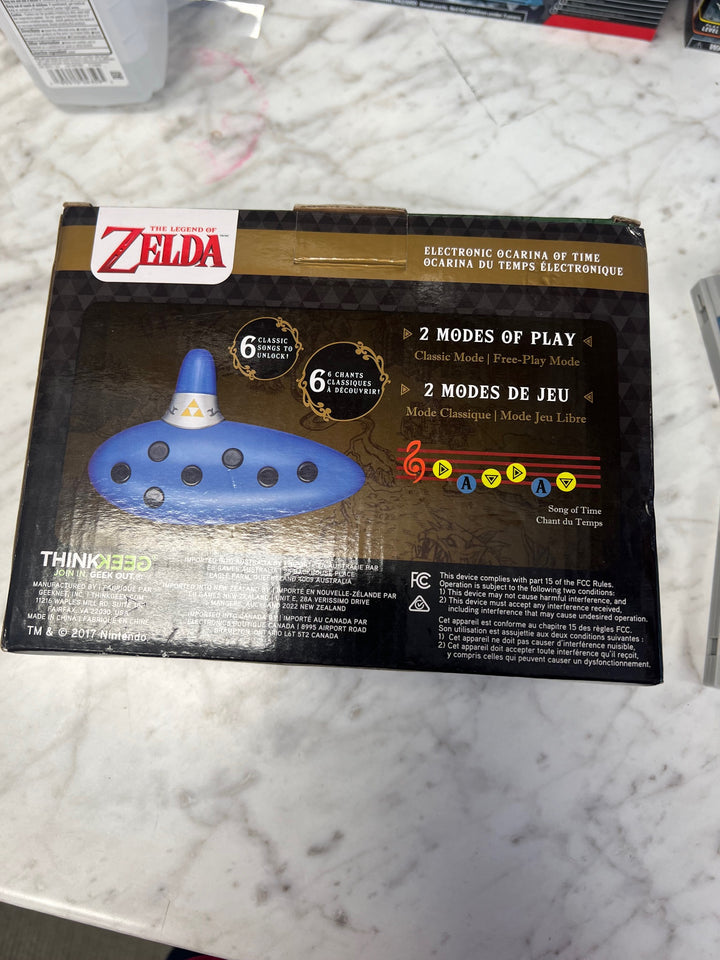 Legend Of Zelda Electronic Ocarina From ThinkGeek 2017 Official Used No Song Book O61125