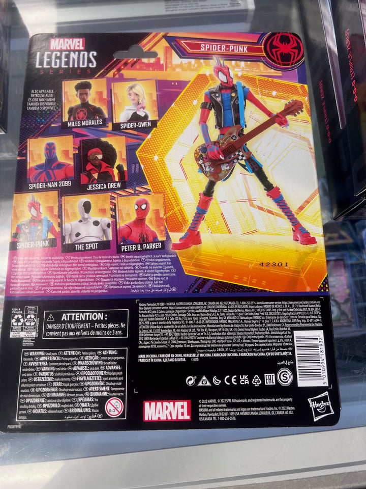 MARVEL LEGENDS Spiderman Across the Spider-verse SPIDER-PUNK 6" Figure NT121825