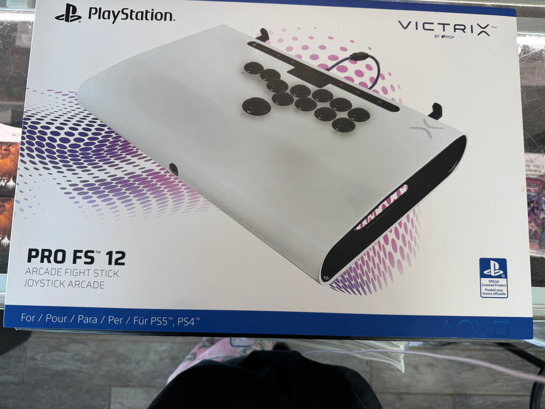 Victrix™ PRO FS 12 Leverless Arcade Fight Stick - White - PlayStation and PC NA81426 (IN STORE PICKUP ONLY)