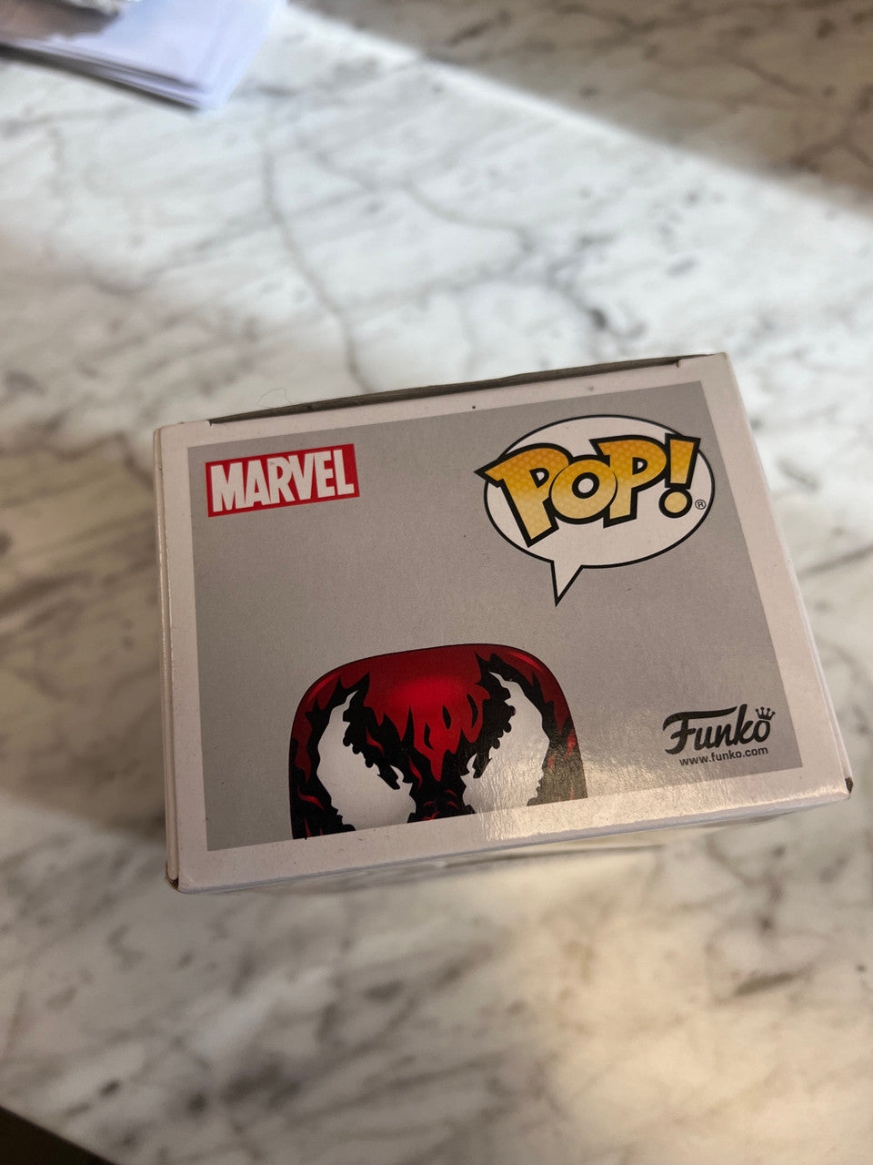 Funko Pop! Vinyl: Marvel - Carnage (w/ Axe) 372 For Your Entertainment (FYE)