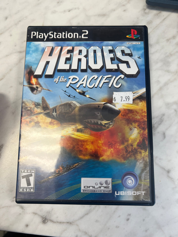 Heroes of the Pacific for Playstation 2 PS2 in case Used. Tested and Working.     DO62924