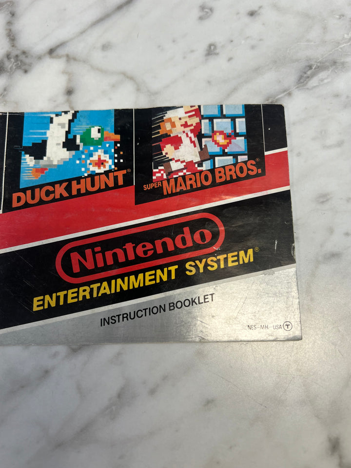 Super Mario Bros Duck Hunt Nintendo NES MANUAL ONLY      MO112024