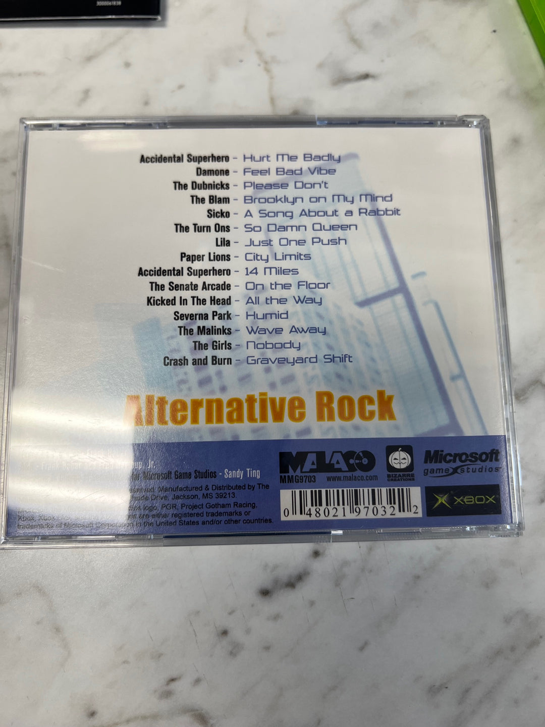 Project Gotham Racing 2 Soundtrack Series CD Music That Drives You O61125