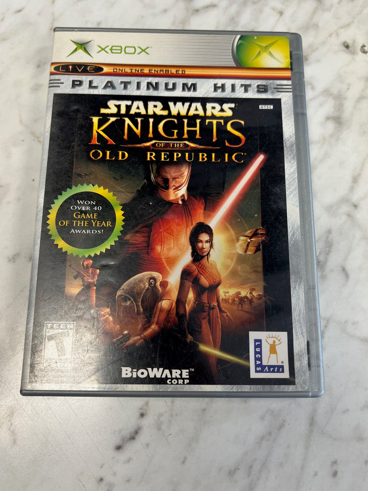 Star Wars Knights of the Old Republic Original Xbox Case and Manual ONLY CO61125