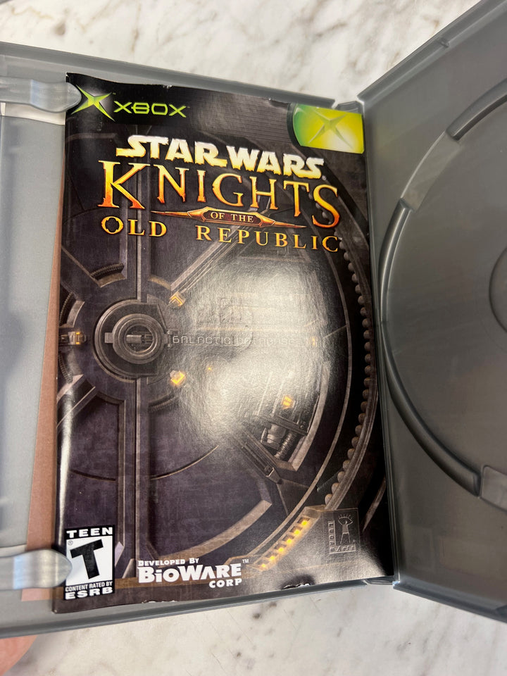 Star Wars Knights of the Old Republic Original Xbox Case and Manual ONLY CO61125