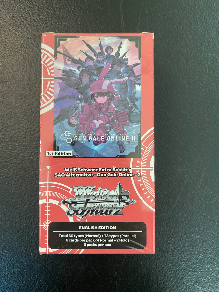 Weiss Schwarz - SAO Alternative Gun Gale Online 2 Extra Booster Box Weiss Schwarz - SAO Alternative Gun Gale Online 2 Extra Booster Box