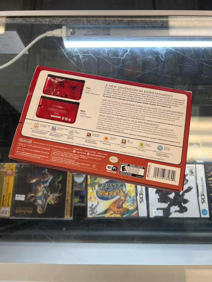 EMPTY BOX ONLY Nintendo 3DS XL Pokemon Xerneas + Yveltal Red Edition EB62626