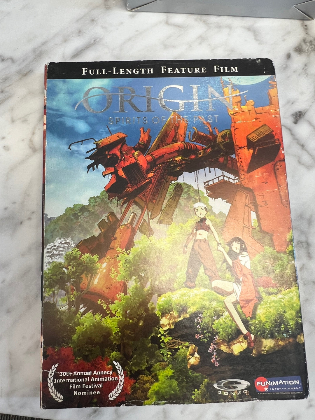 Origin Spirits of the Past DVD Anime Film w/ Slipcover Sleeve Funimation Gonzo D82824