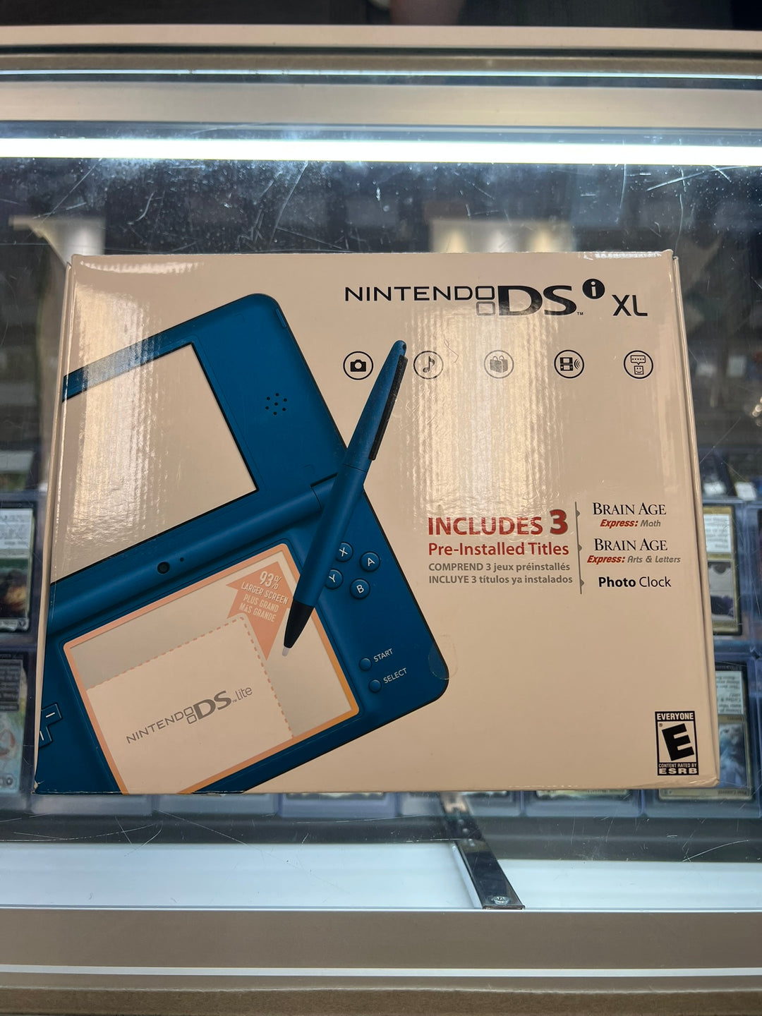 EMPTY BOX ONLY Nintendo DSi XL Midnight Blue  EB62626