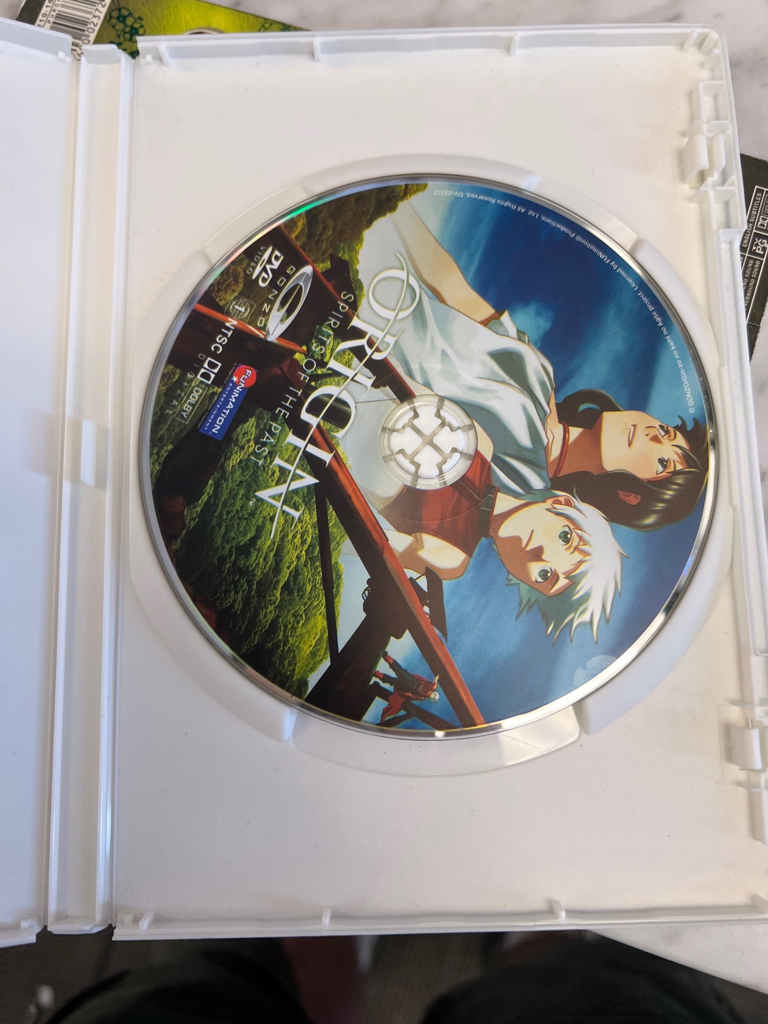 Origin Spirits of the Past DVD Anime Film w/ Slipcover Sleeve