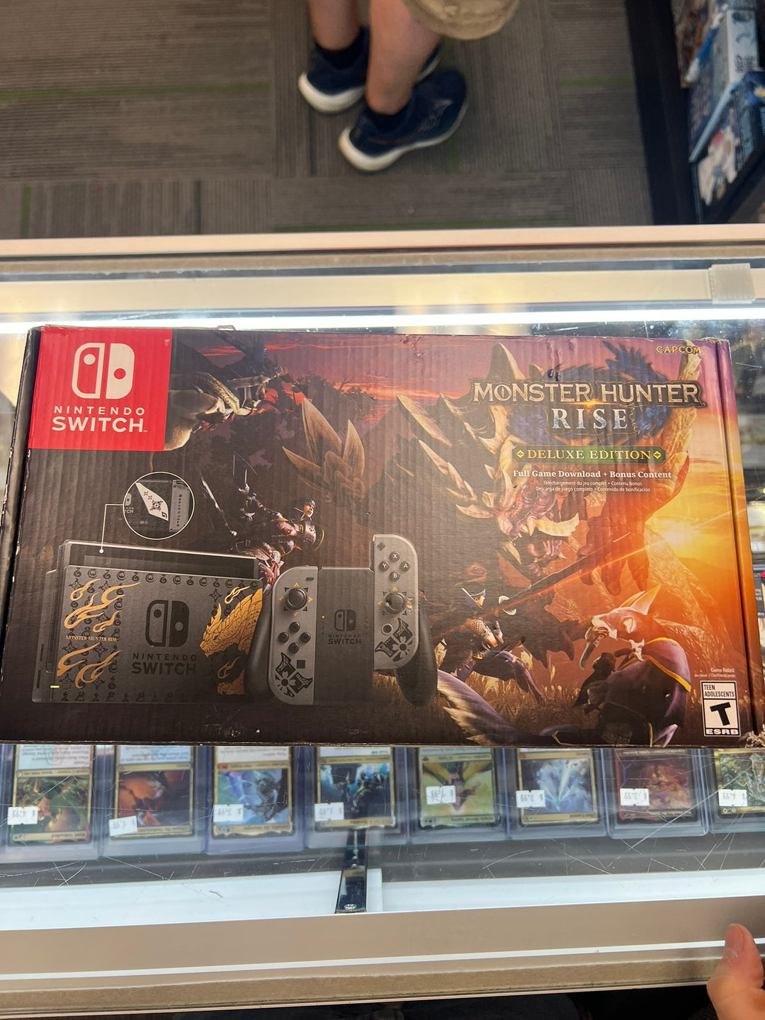 EMPTY BOX ONLY Nintendo Switch Console Monster Hunter Rise Edition EB62626