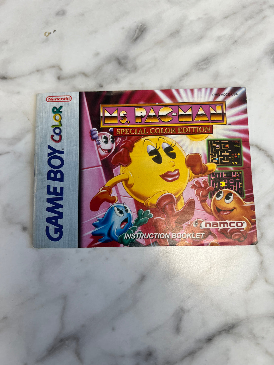 Ms Pac Man Special Color Edition for Game Boy Color MANUAL ONLY      MO112024