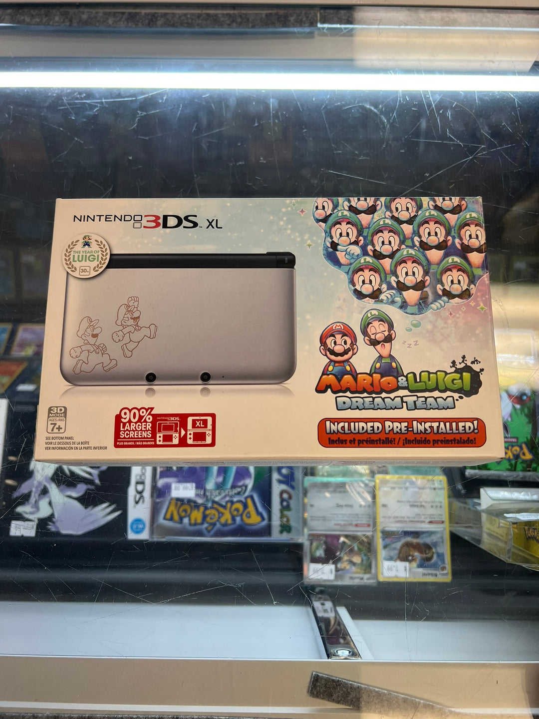 EMPTY BOX ONLY Nintendo 3DS XL Mario & Luigi Dream Team Edition  EB62626
