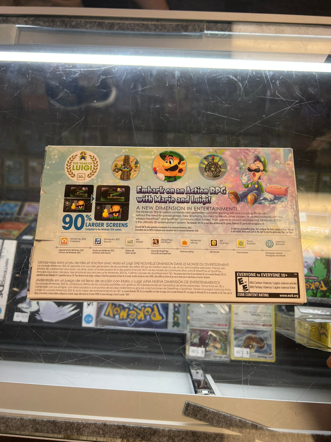 EMPTY BOX ONLY Nintendo 3DS XL Mario & Luigi Dream Team Edition  EB62626