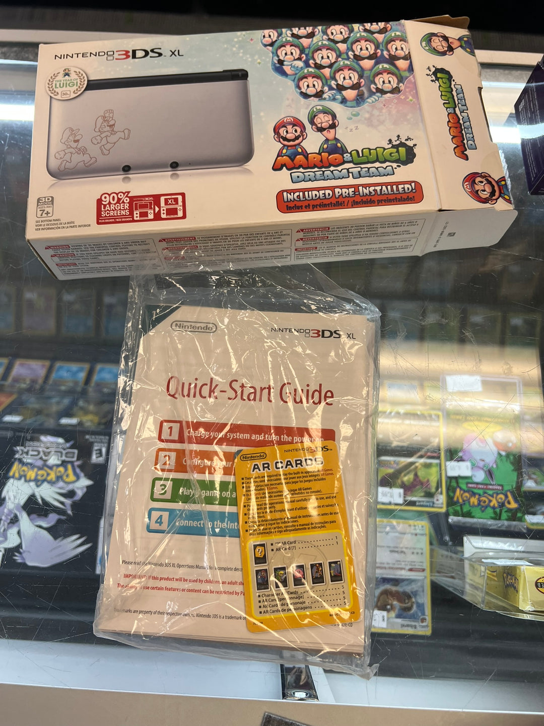 EMPTY BOX ONLY Nintendo 3DS XL Mario & Luigi Dream Team Edition  EB62626