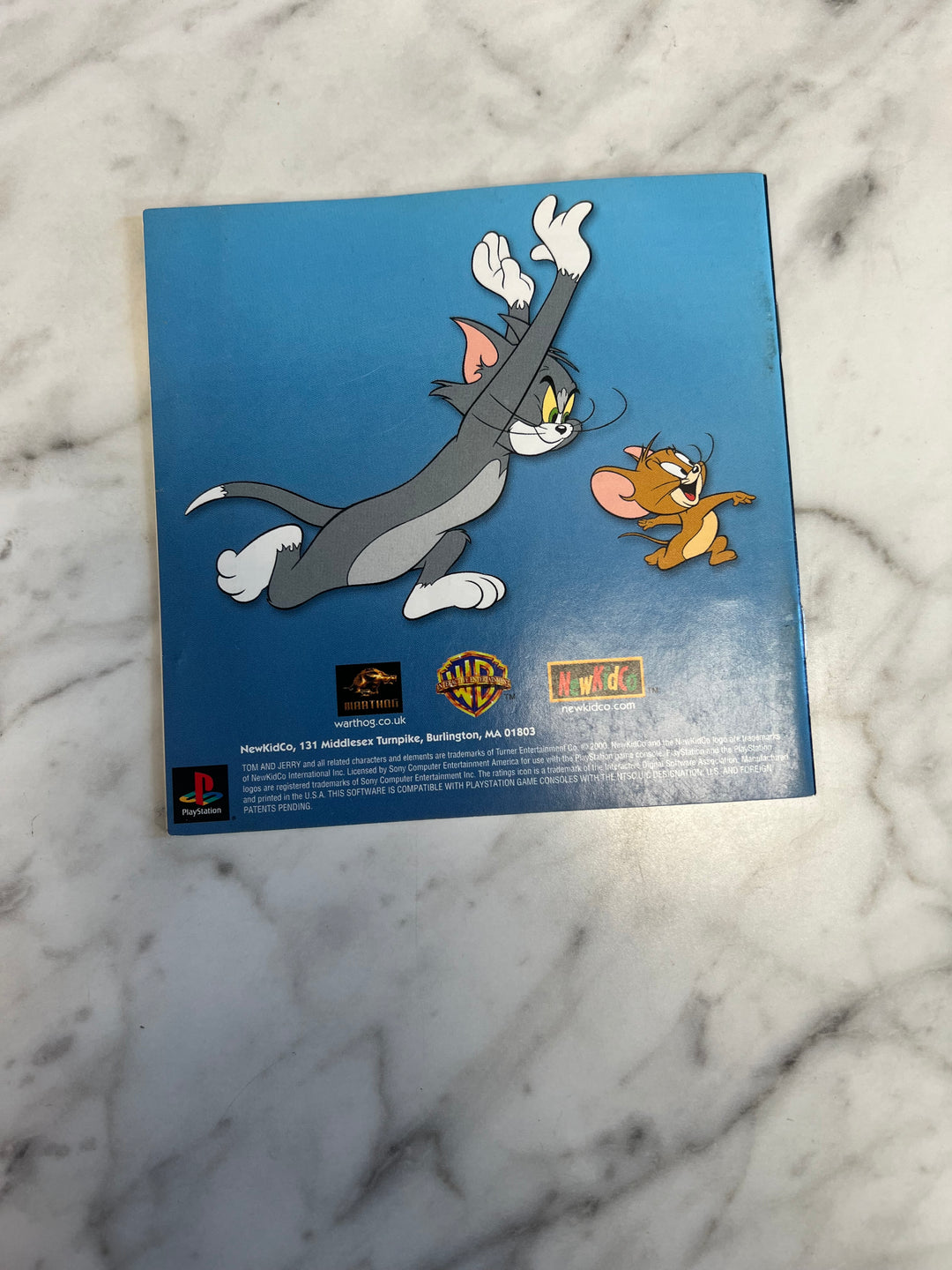 Tom and Jerry in House Trap for PS1 Playstation MANUAL ONLY      MO112024