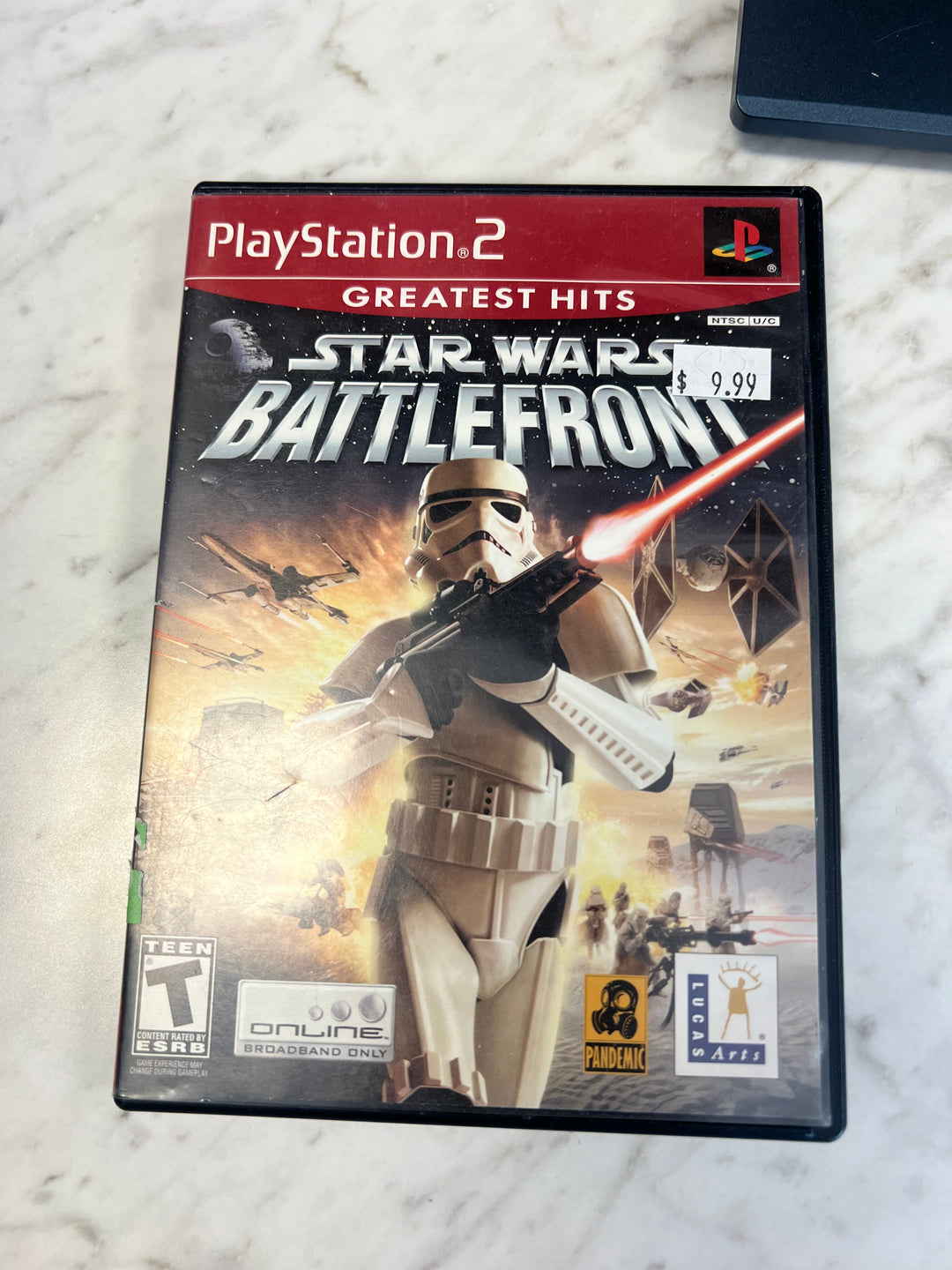 Star Wars Battlefront for Playstation 2 PS2 in case Used. Tested and Working.     DO62924
