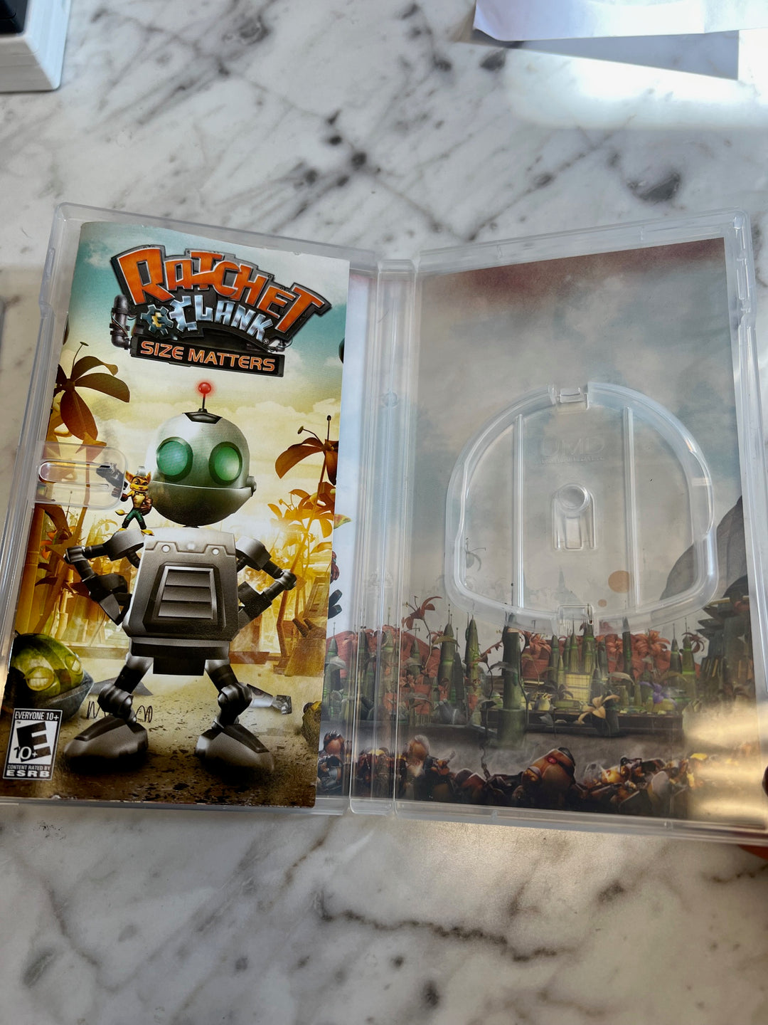 Ratchet and Clank Size Matters PSP Case and Manual Only No Disc DO82824