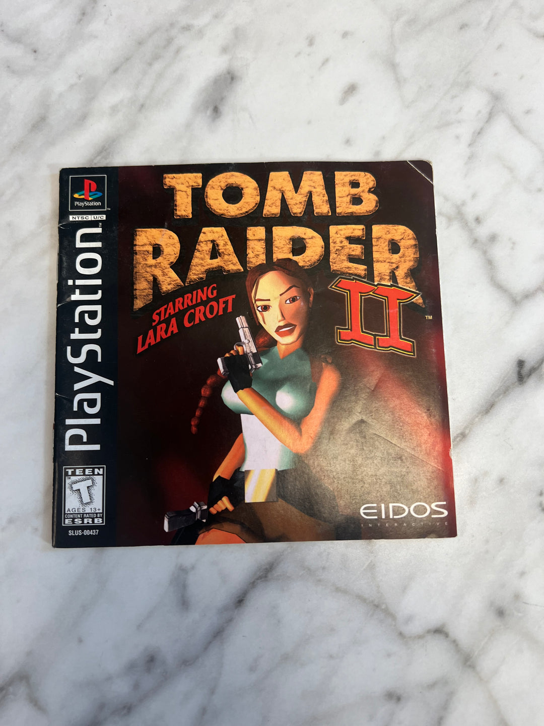 Tomb Raider II for PS1 Playstation MANUAL ONLY      MO112024