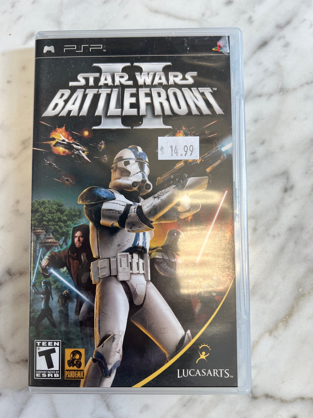 Star Wars Battlefront II PSP Case and Manual Only No Disc DO82824