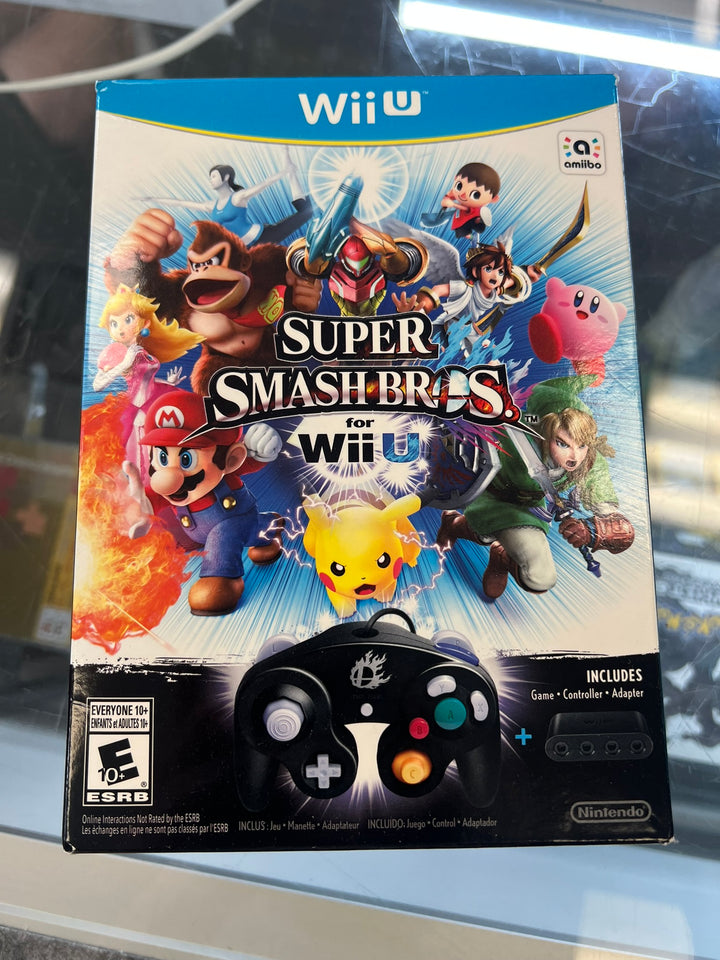 EMPTY BOX ONLY Super Smash Bros. [Controller Bundle] Wii U  EB62626