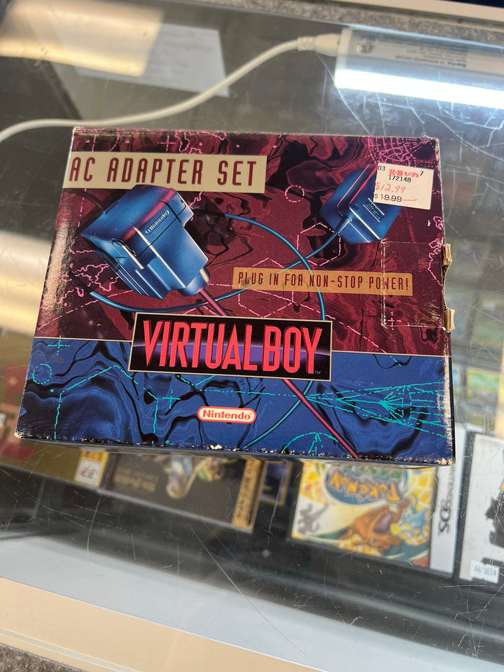EMPTY BOX ONLY Nintendo Virtual Boy AC Adapter Virtual Boy  EB62626