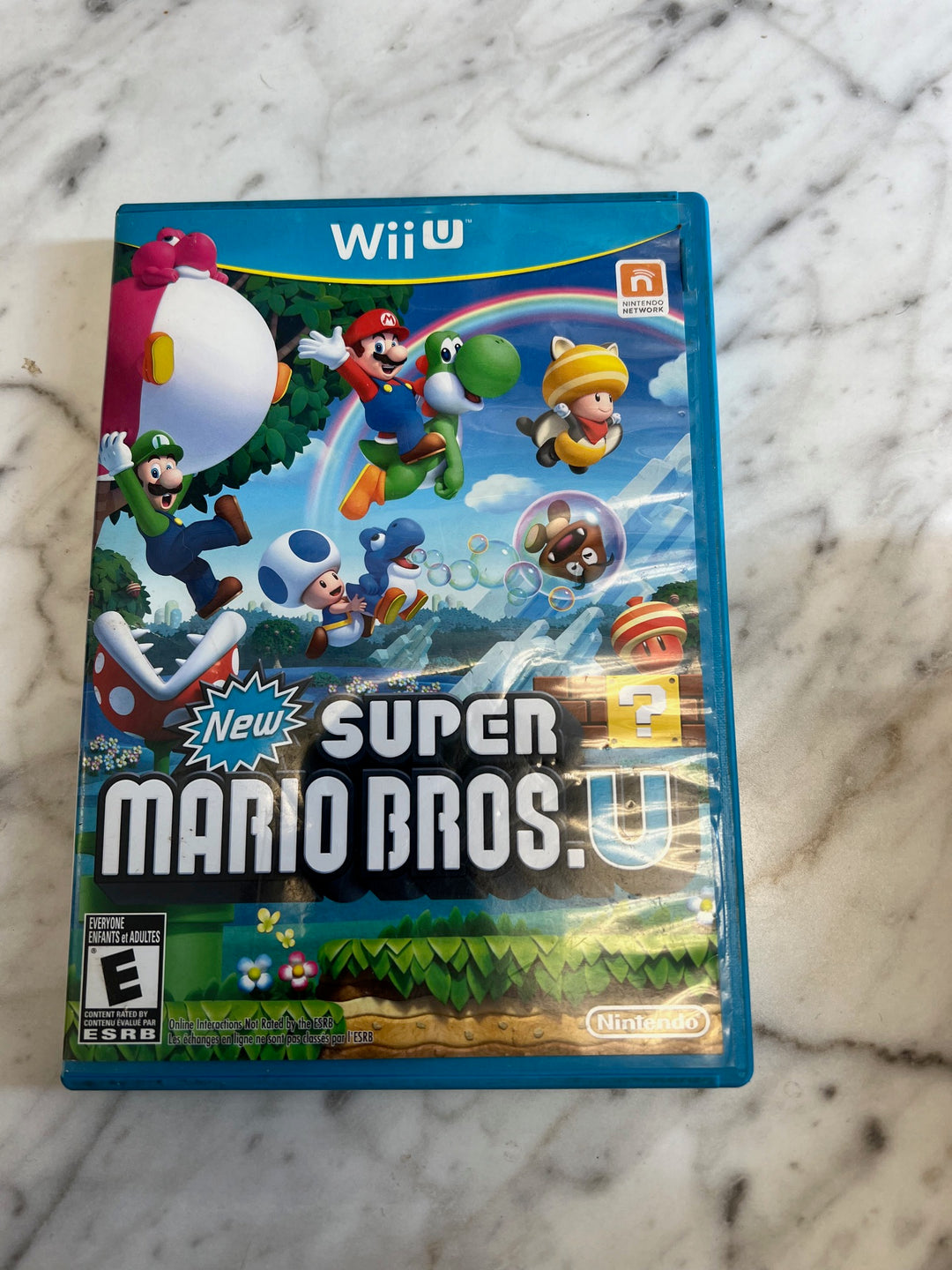 New Super Mario Bros U for Nintendo Wii U Case and Manual Only No Disc DO82824