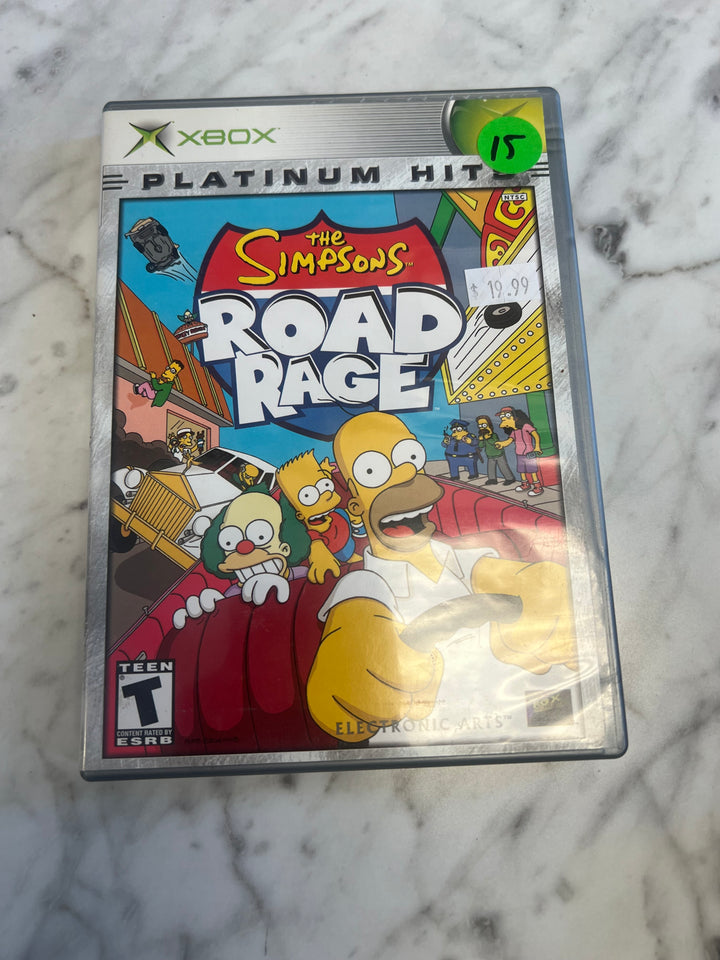 The Simsons Road Rage for Original Xbox Case and manual ONLY    CO112024