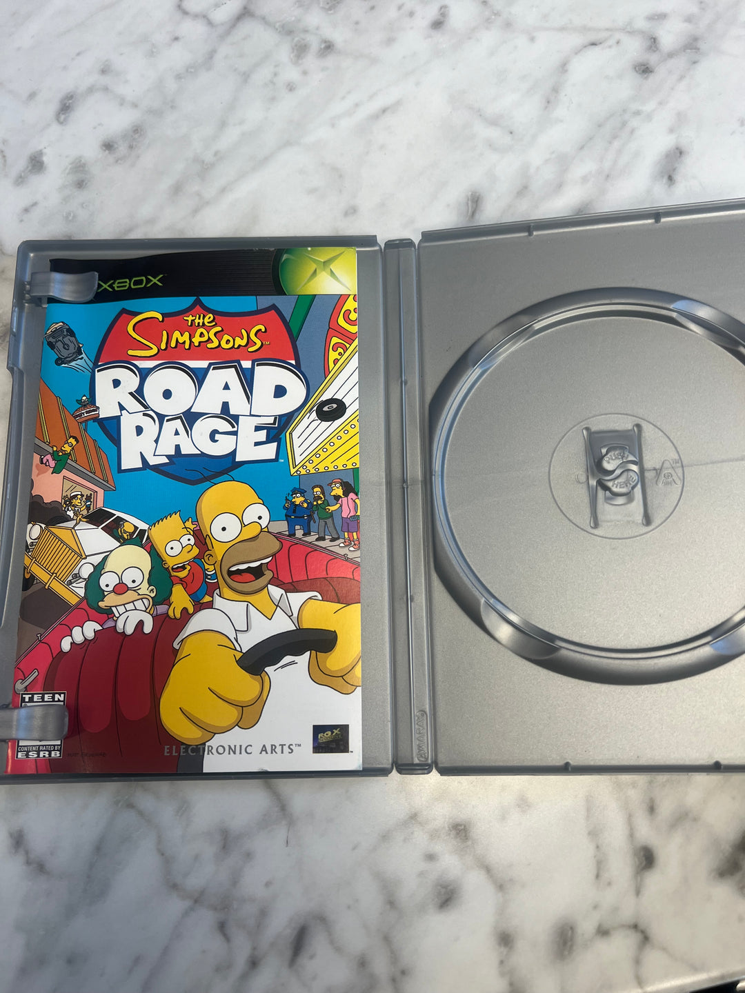 The Simsons Road Rage for Original Xbox Case and manual ONLY    CO112024