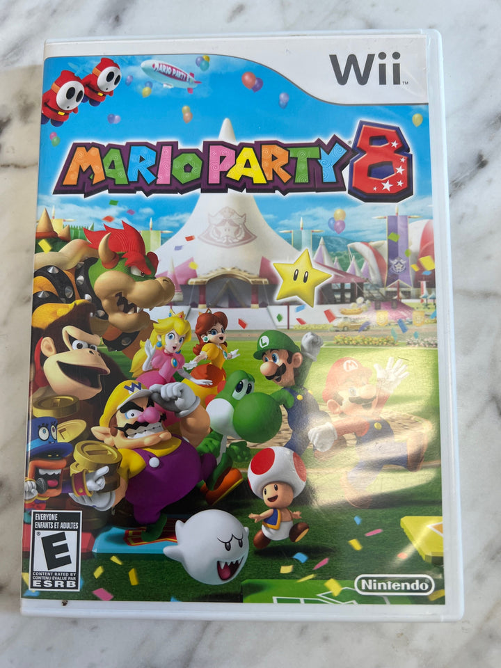 Mario Party 8 for Nintendo Wii Case and manual Only No Disc DO82824