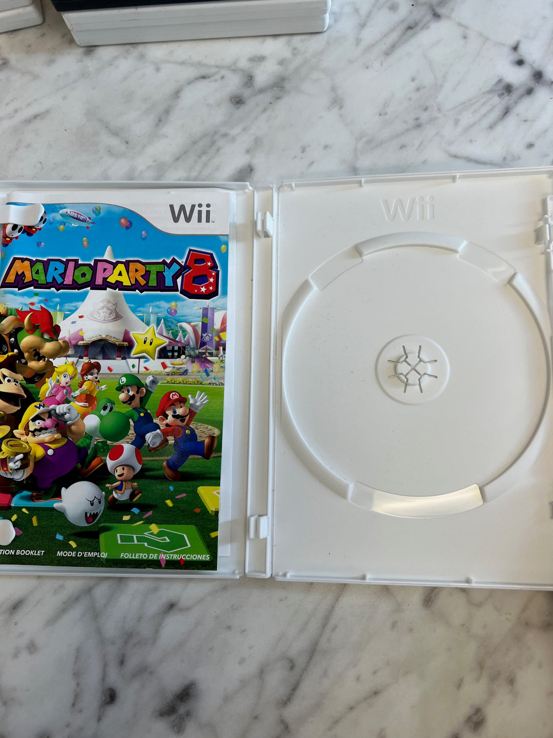 Mario Party 8 for Nintendo Wii Case and manual Only No Disc DO82824