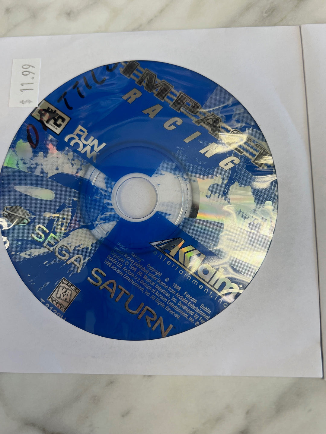 Impact Racing for Sega Saturn DISC ONLY    DO112024