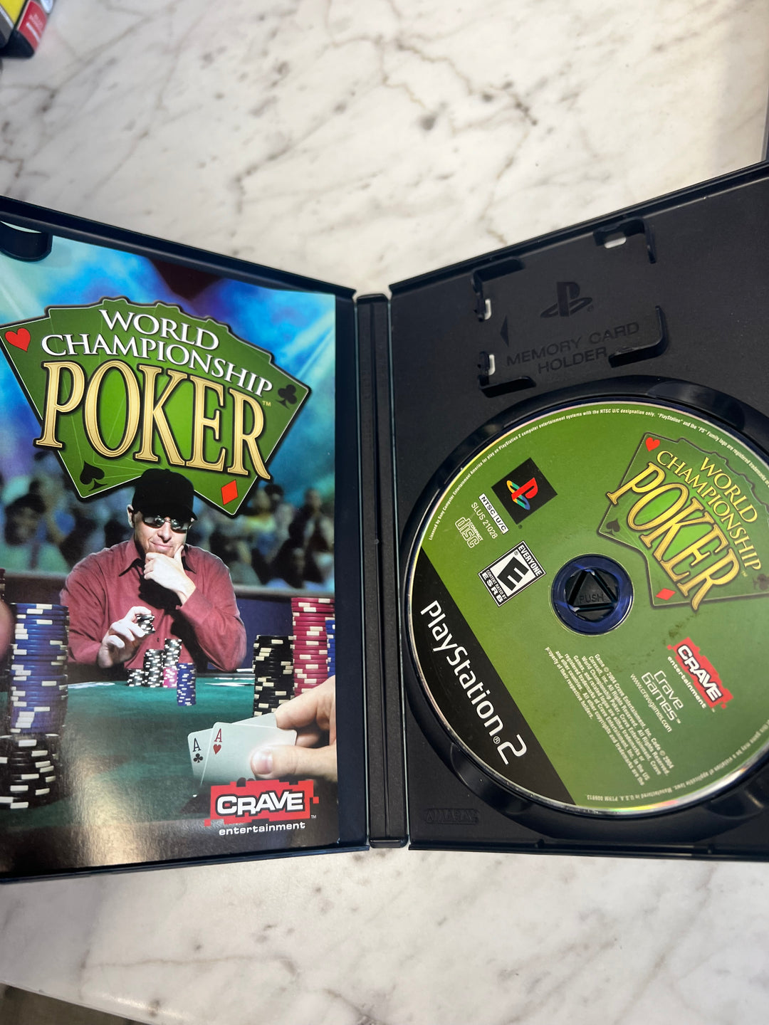World Championship Poker for Playstation 2 PS2 in case Used. Tested and Working.     DO62924