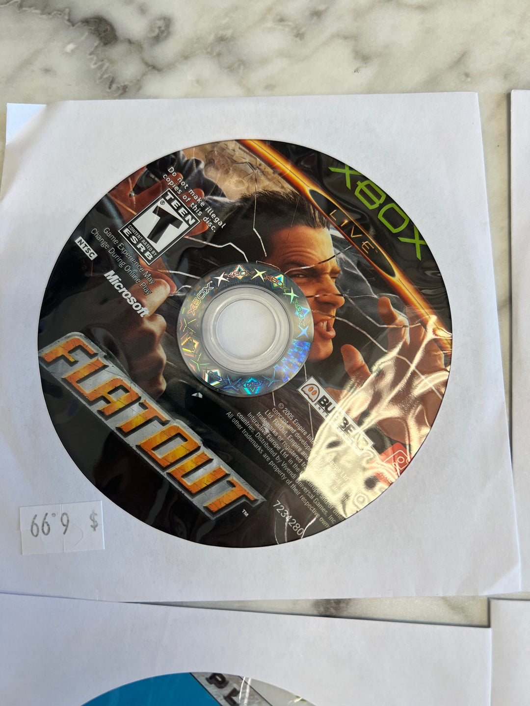 Flatout for Original Microsoft Xbox DISC ONLY    DO112024