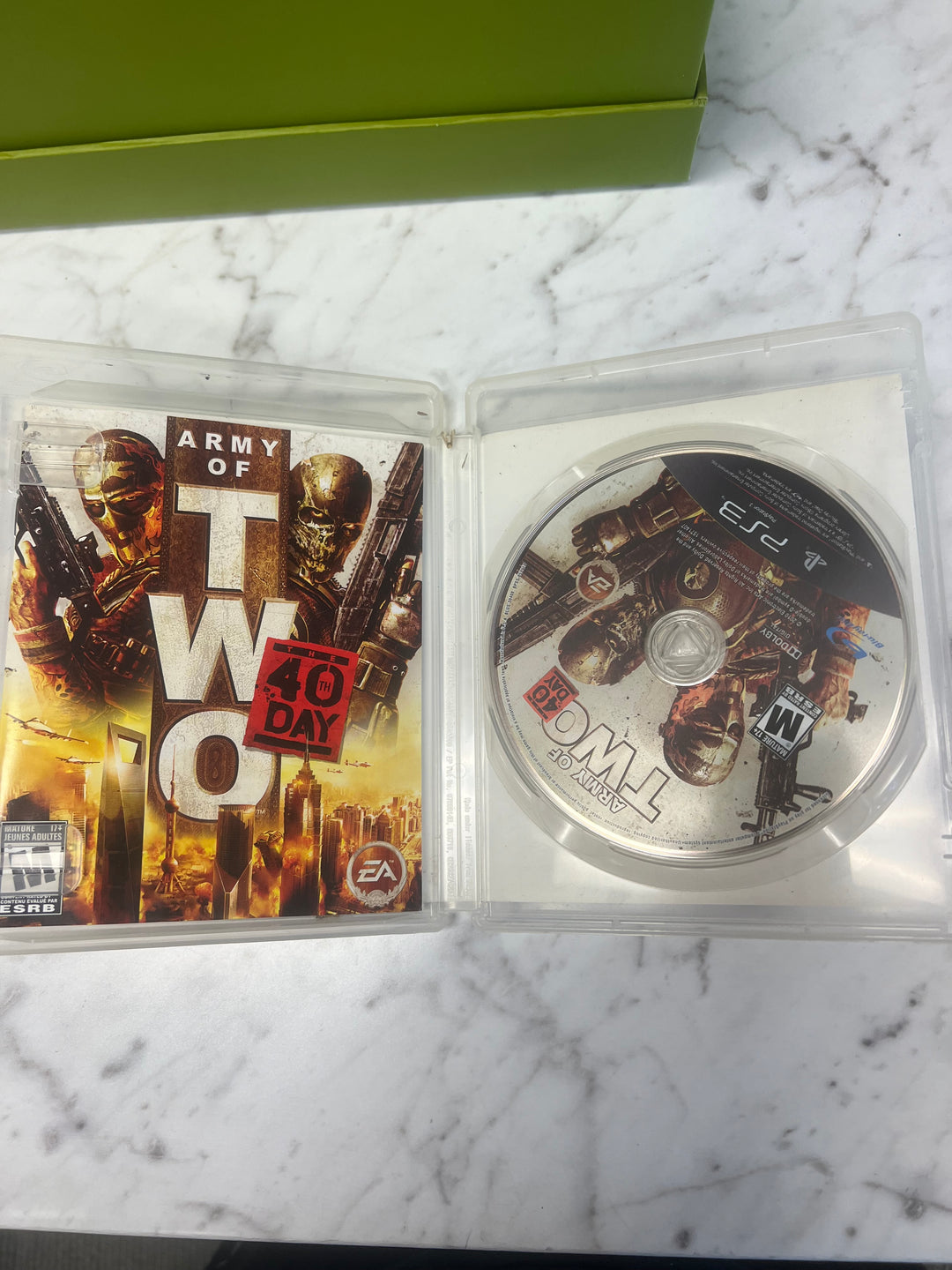 Army of Two the 40th Day for PS3 Playstation 3 in case. Tested and Working.     DO61324