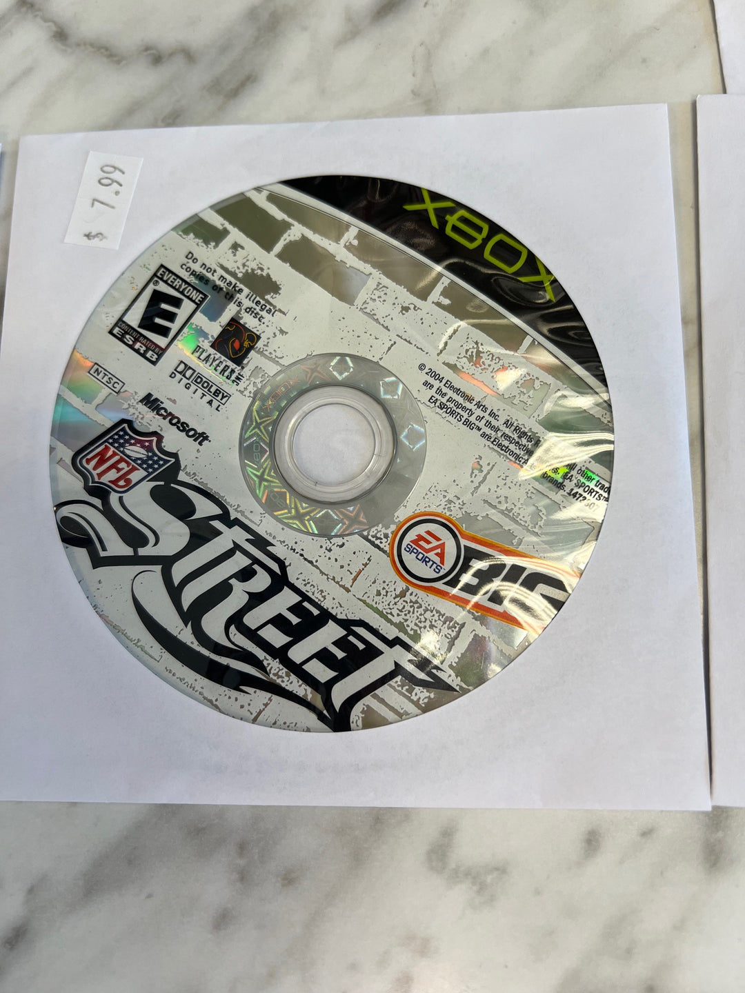 NFL Street for Original Microsoft Xbox DISC ONLY    DO112024