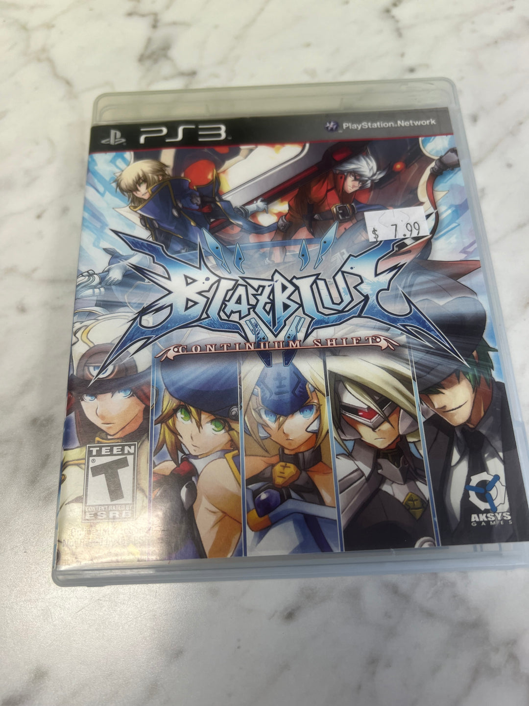 Blazblue Continuum Shift for PS3 Playstation 3 in case. Tested and Working.     UD92024