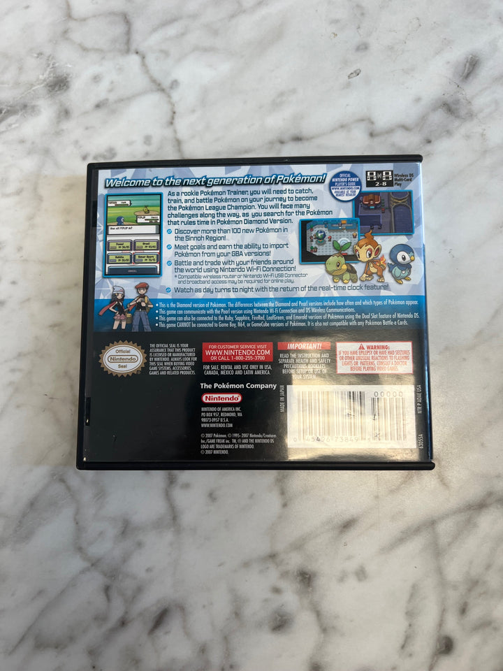 Pokemon Diamond Nintendo DS Case Only No Game or Manual DO82824