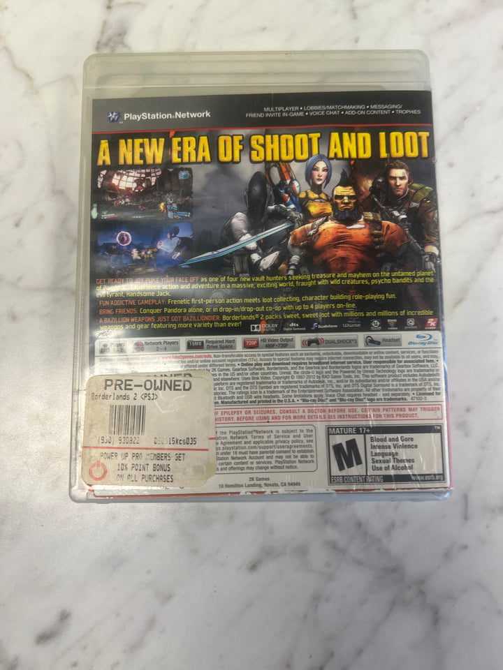 Borderlands 2 for PS3 Playstation 3 in case. Tested and Working.     UD92824