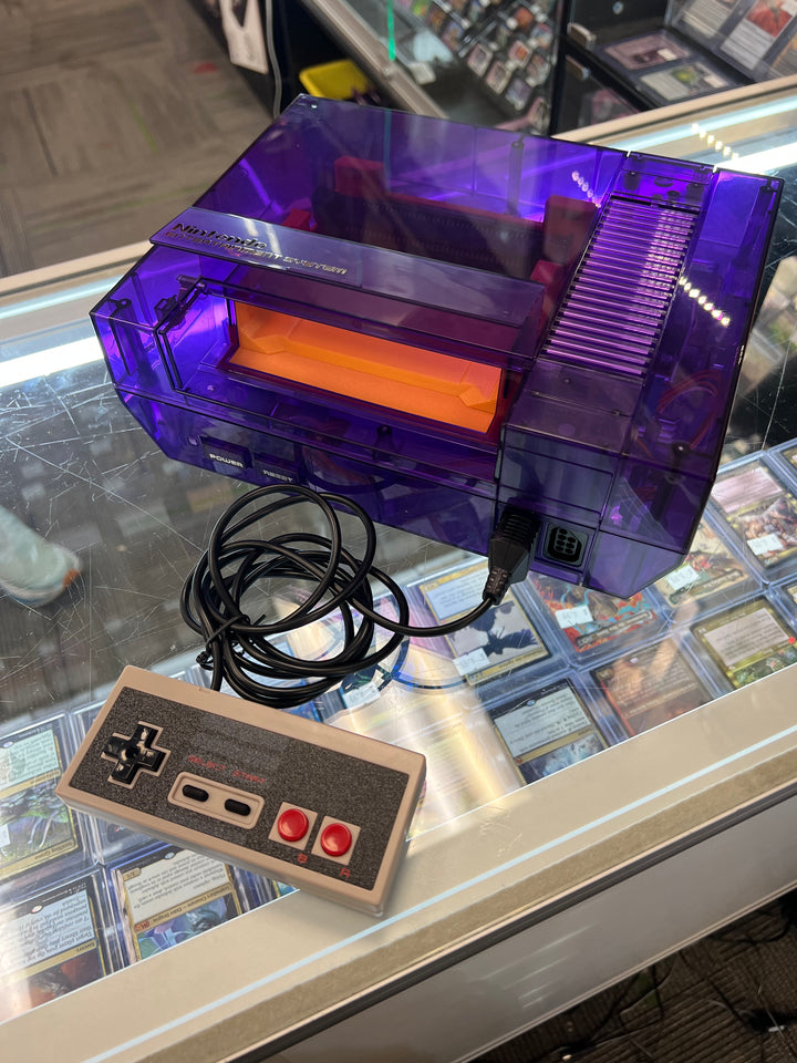 Nintendo NES Console with Ninten-drawer Installed (No Blinking Red Light!).