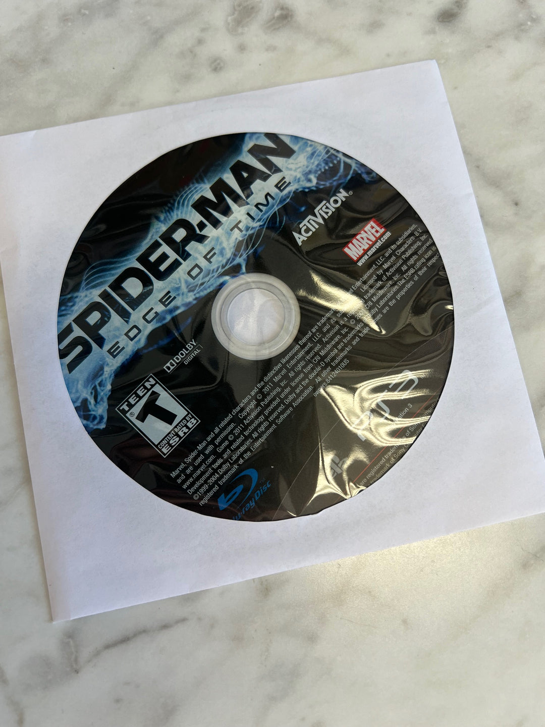 Spider-Man Edge of Time for Playstation 3 PS3 DISC ONLY    DO112024